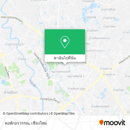 หอพักอรวรรณ แผนที่