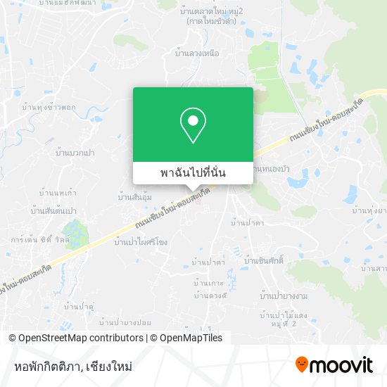 หอพักกิตติภา แผนที่
