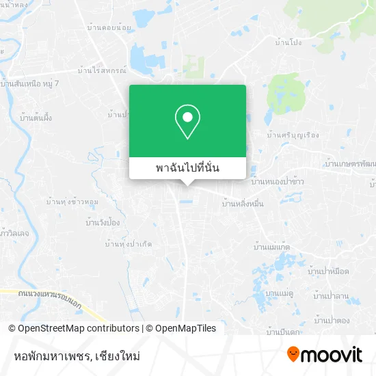หอพักมหาเพชร แผนที่