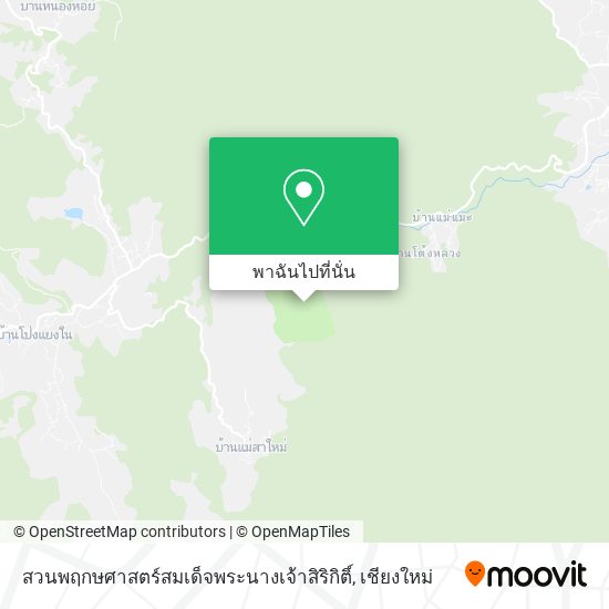 สวนพฤกษศาสตร์สมเด็จพระนางเจ้าสิริกิติ์ แผนที่