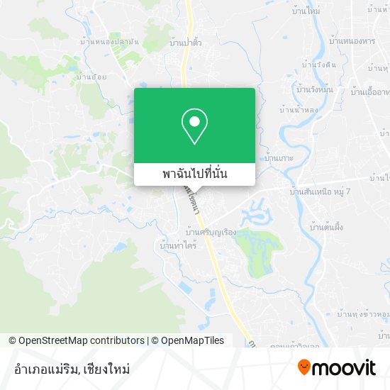 อำเภอแม่ริม แผนที่