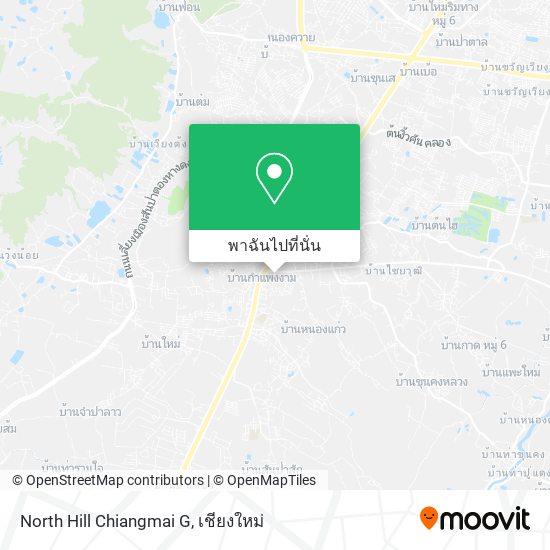 North Hill Chiangmai G แผนที่