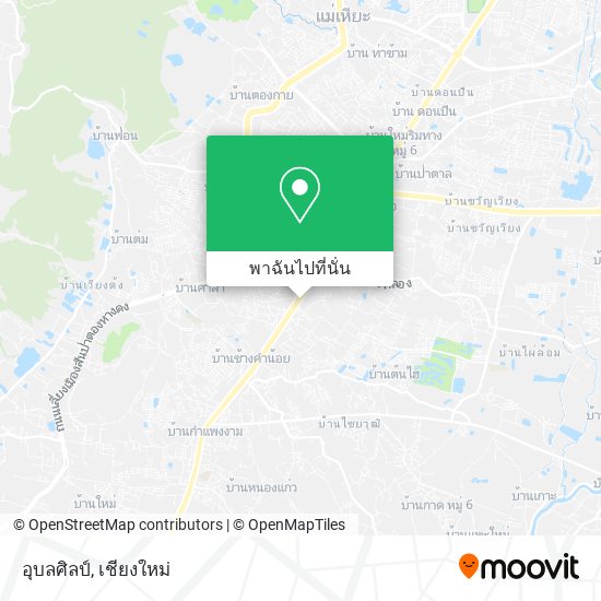 อุบลศิลป์ แผนที่
