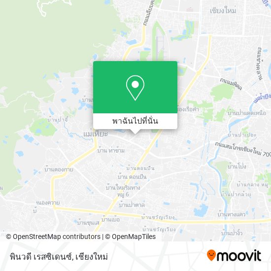 พินวดี เรสซิเดนซ์ แผนที่