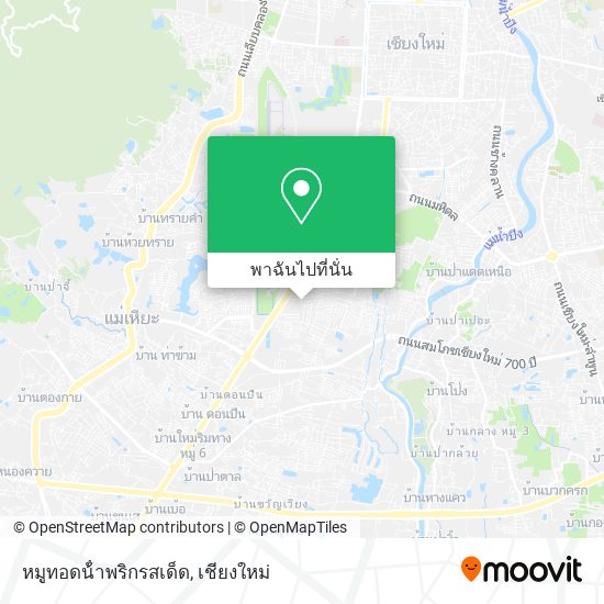 หมูทอดน้ําพริกรสเด็ด แผนที่