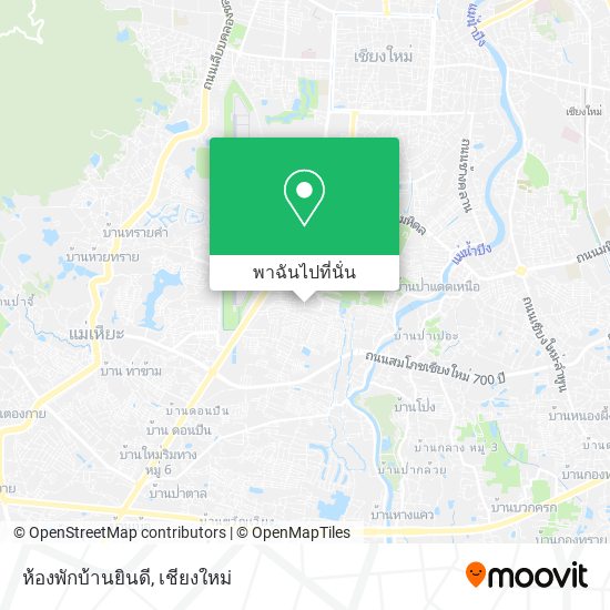 ห้องพักบ้านยินดี แผนที่