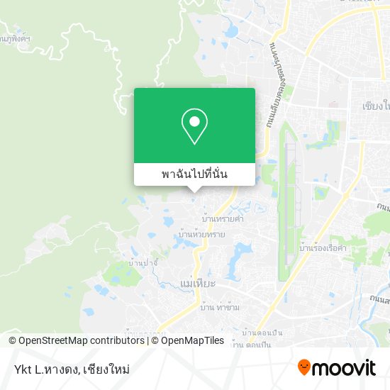Ykt L.หางดง แผนที่