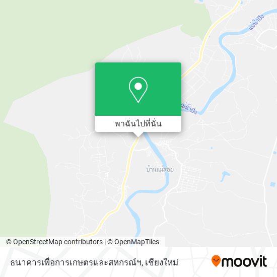 ธนาคารเพื่อการเกษตรและสหกรณ์ฯ แผนที่
