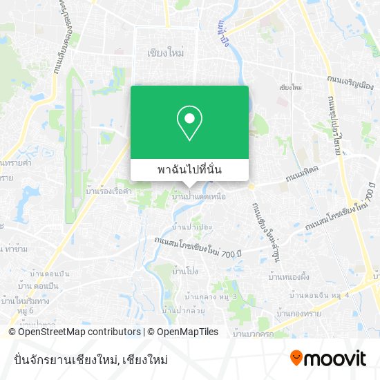 ปั่นจักรยานเชียงใหม่ แผนที่