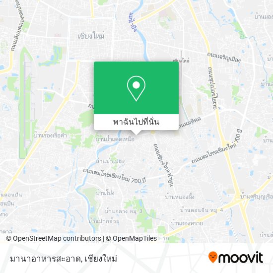 มานาอาหารสะอาด แผนที่
