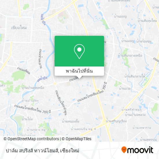 ปาล์ม สปริงส์ ทาวน์โฮมส์ แผนที่