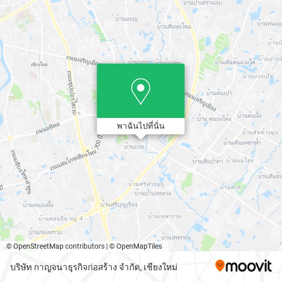 บริษัท กาญจนาธุรกิจก่อสร้าง จํากัด แผนที่