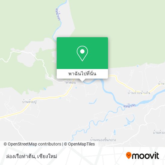 ล่องเรือท่าต้น แผนที่