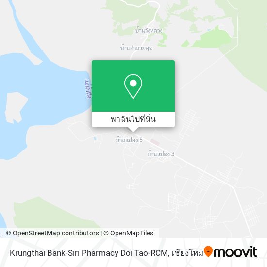 Krungthai Bank-Siri Pharmacy Doi Tao-RCM แผนที่