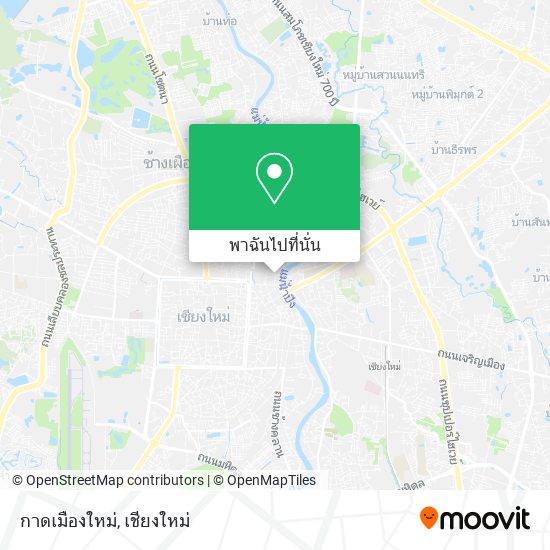 กาดเมืองใหม่ แผนที่