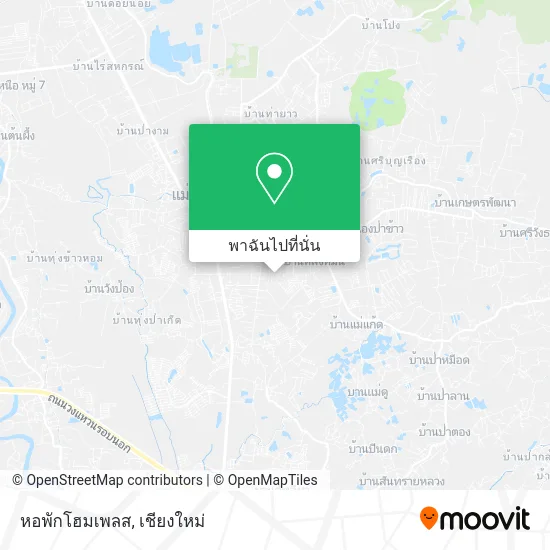 หอพักโฮมเพลส แผนที่