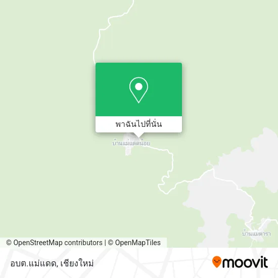 อบต.แม่แดด แผนที่