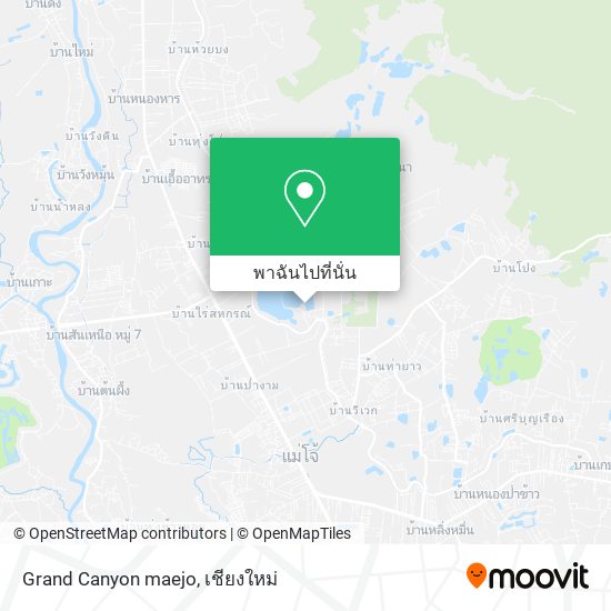 Grand Canyon maejo แผนที่