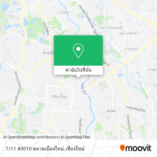 7/11 #3010 ตลาดเมืองใหม่ แผนที่