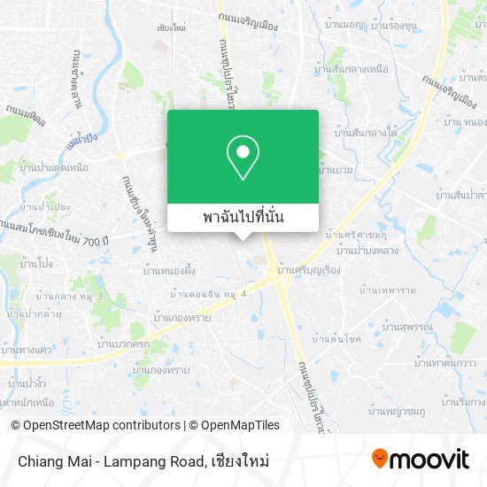 Chiang Mai - Lampang Road แผนที่