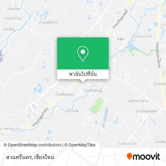 สวนศรีนคร แผนที่