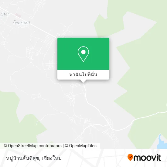 หมู่บ้านสันติสุข แผนที่