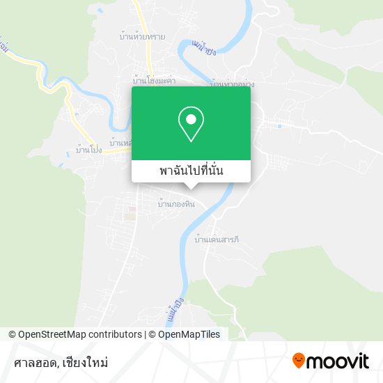 ศาลฮอด แผนที่