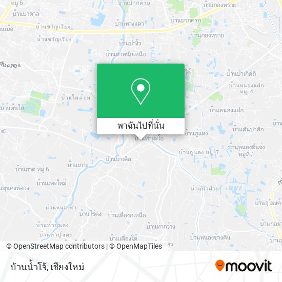 บ้านน้ำโจ้ แผนที่
