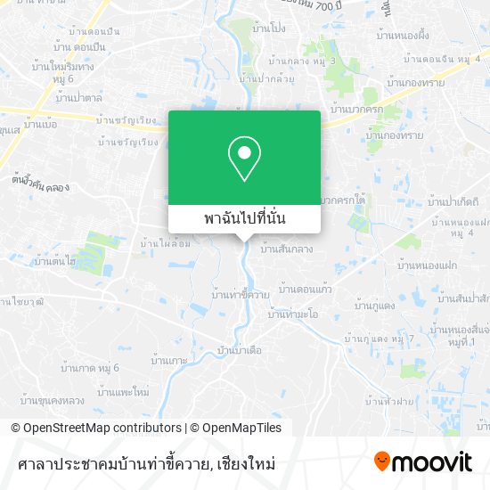 ศาลาประชาคมบ้านท่าขี้ควาย แผนที่