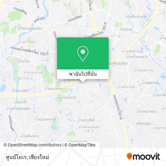 ศูนย์โยเร แผนที่