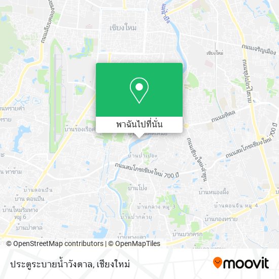 ประตูระบายน้ำวังตาล แผนที่