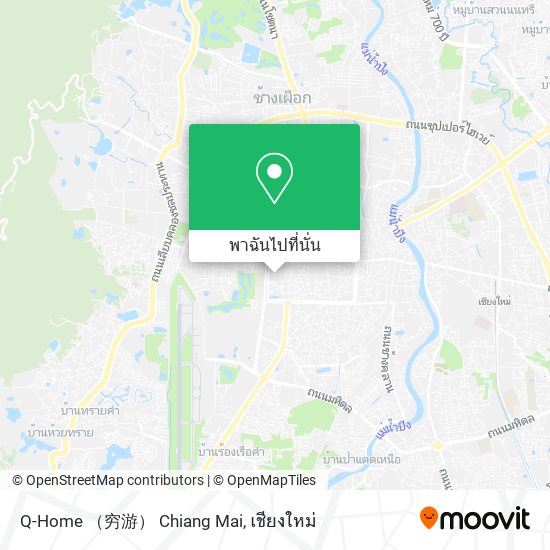 Q-Home （穷游） Chiang Mai แผนที่