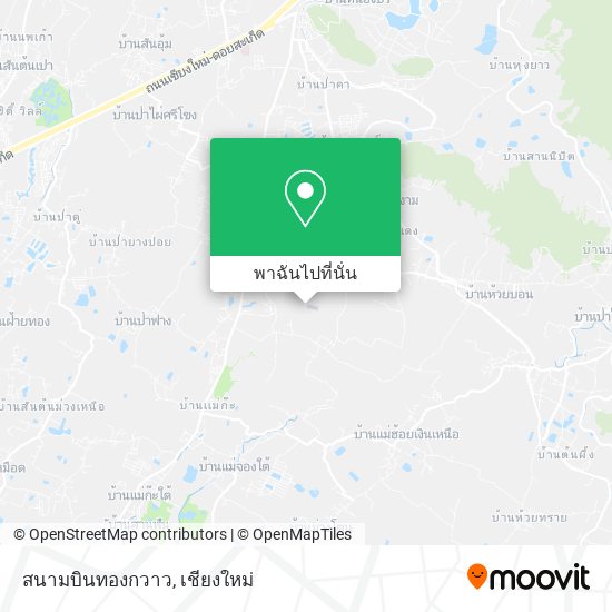 สนามบินทองกวาว แผนที่