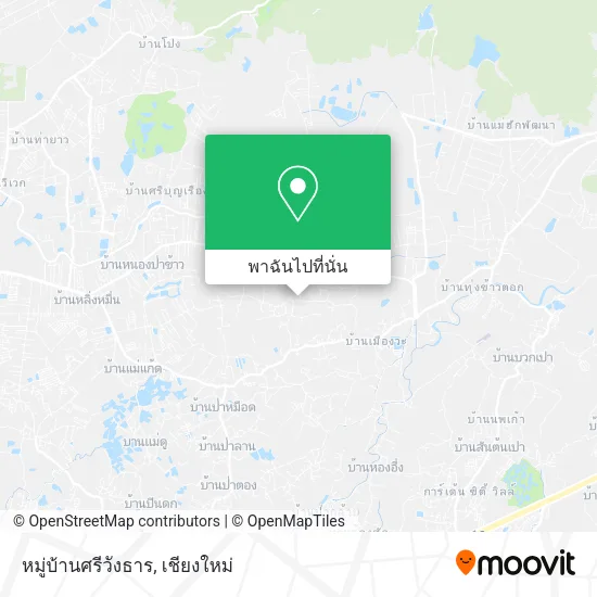หมู่บ้านศรีวังธาร แผนที่