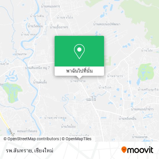 รพ.สันทราย แผนที่