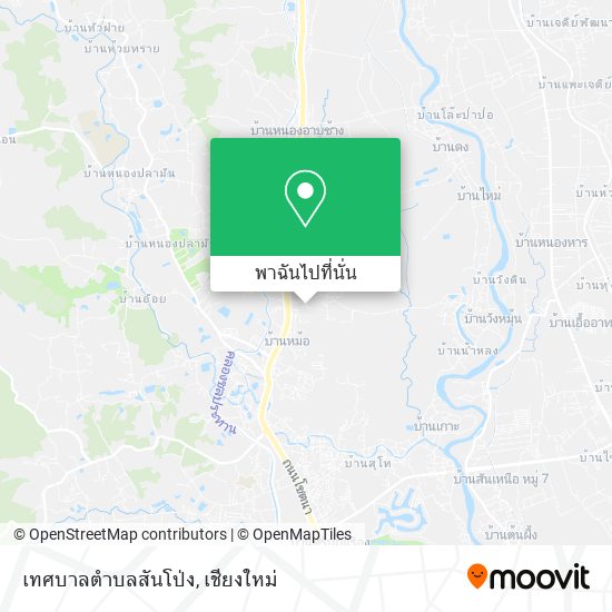 เทศบาลตำบลสันโป่ง แผนที่