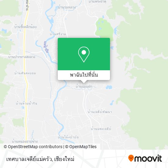 เทศบาลเจดีย์แม่ครัว แผนที่
