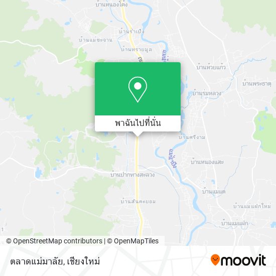 ตลาดแม่มาลัย แผนที่