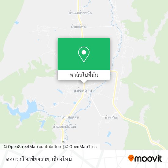 ดอยวาวี จ.เชียงราย แผนที่