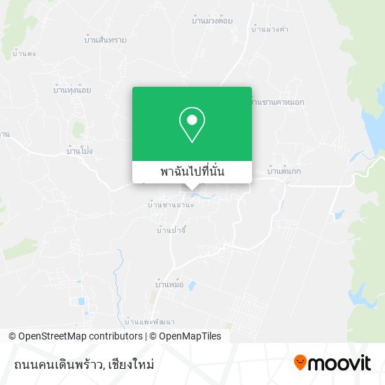 ถนนคนเดินพร้าว แผนที่