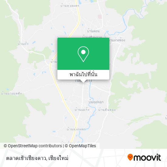 ตลาดเช้าเชียงดาว แผนที่