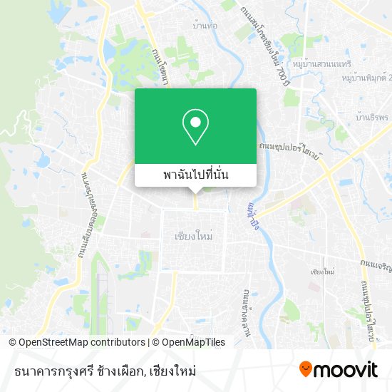 ธนาคารกรุงศรี ช้างเผือก แผนที่