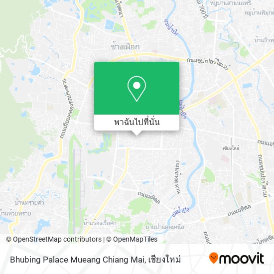 Bhubing Palace Mueang Chiang Mai แผนที่