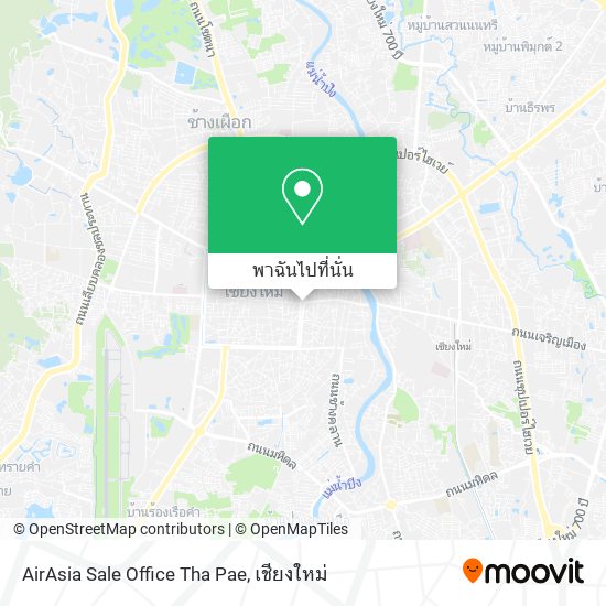 AirAsia Sale Office Tha Pae แผนที่
