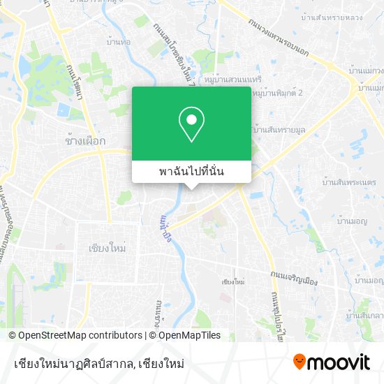 เชียงใหม่นาฏศิลป์สากล แผนที่