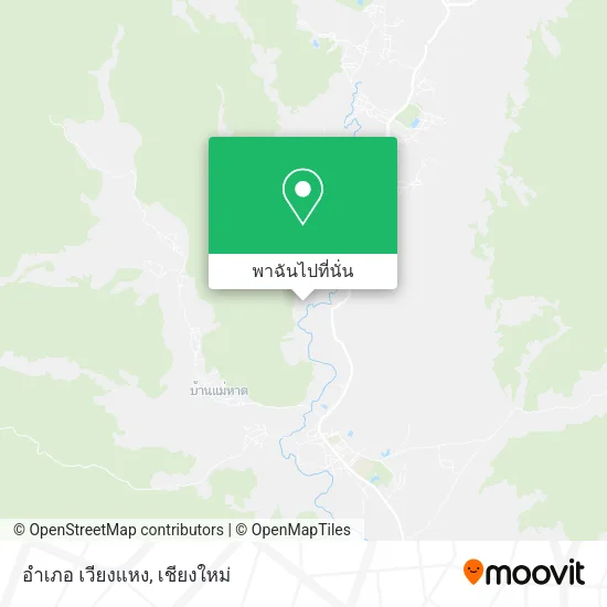 อำเภอ เวียงแหง แผนที่