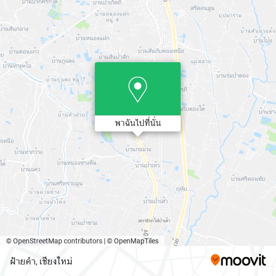 ฝ้ายคำ แผนที่