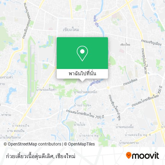 ก๋วยเตี๋ยวเนื้อตุ๋นดีเลิศ แผนที่