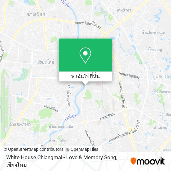 White House Chiangmai - Love & Memory Song แผนที่