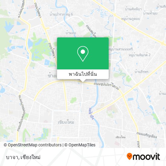 บาจา, ซุปเปอร์ไฮเวย์ ป่าตัน, เชียงใหม่ แผนที่